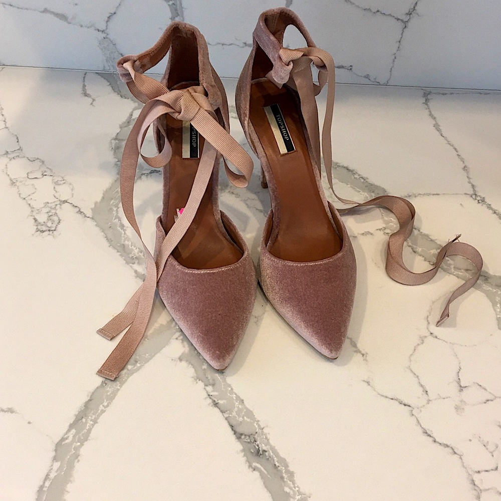 TOPSHOP - Graceful - Ribbon Tie Heels